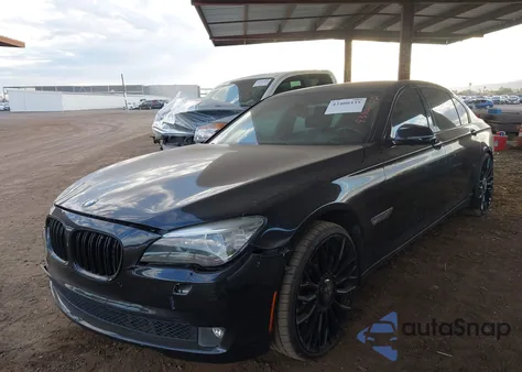 2013 BMW 750Li xDrive из США, поврежденный, VIN WBAYF8C58DD140333